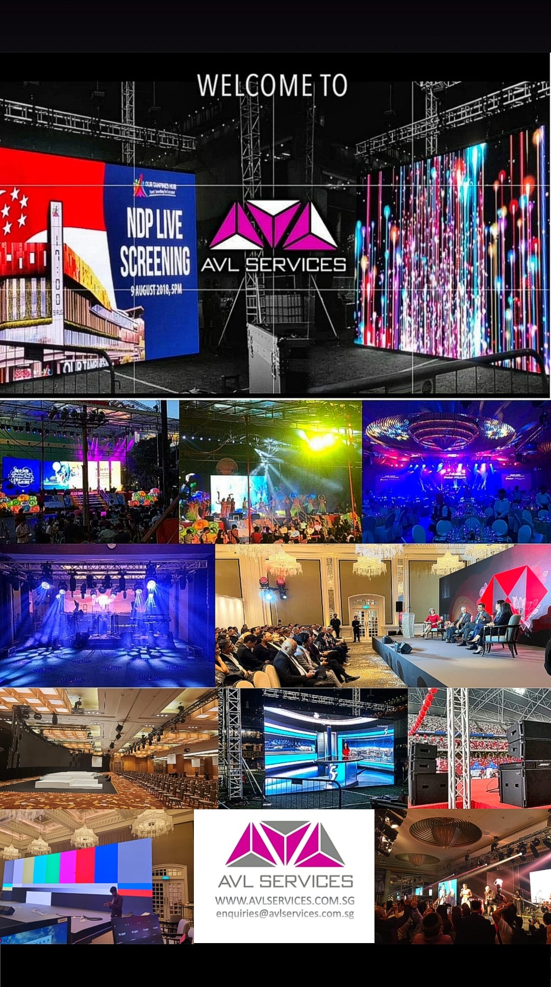 Professional audio mixing console used by AVL Services for live event sound production